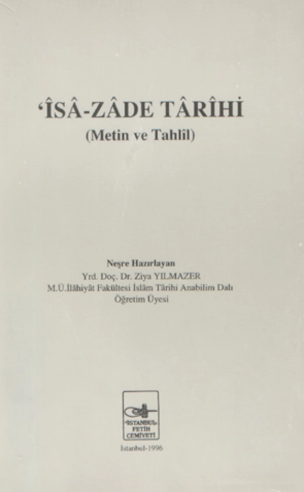 İsâ-zâde Târihi