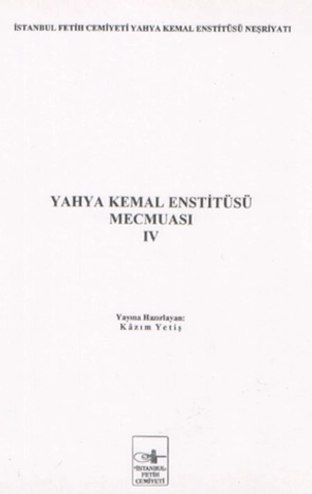 Yahya Kemal Enstitüsü Mecmuası IV